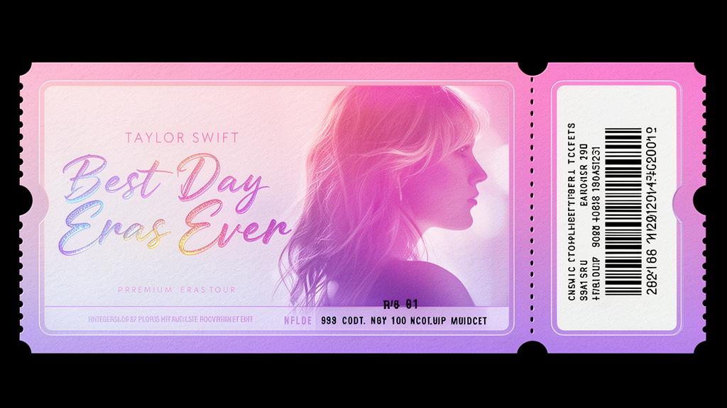 Concert collectible ticket